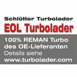 END of LIFE Turbocharger - Original SCHLÜTTER Reman