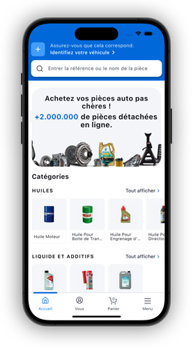 Télécharger l'APP Distriauto : pièces auto | Tarifs exclusifs in-app