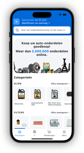 Download de Distriauto-app: auto-onderdelen | Exclusieve in-app tarieven
